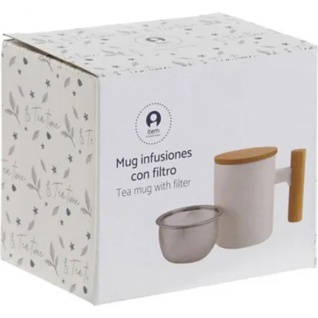 MUG INFUSIONES PORCELANA C36 CL BLANCO/M
